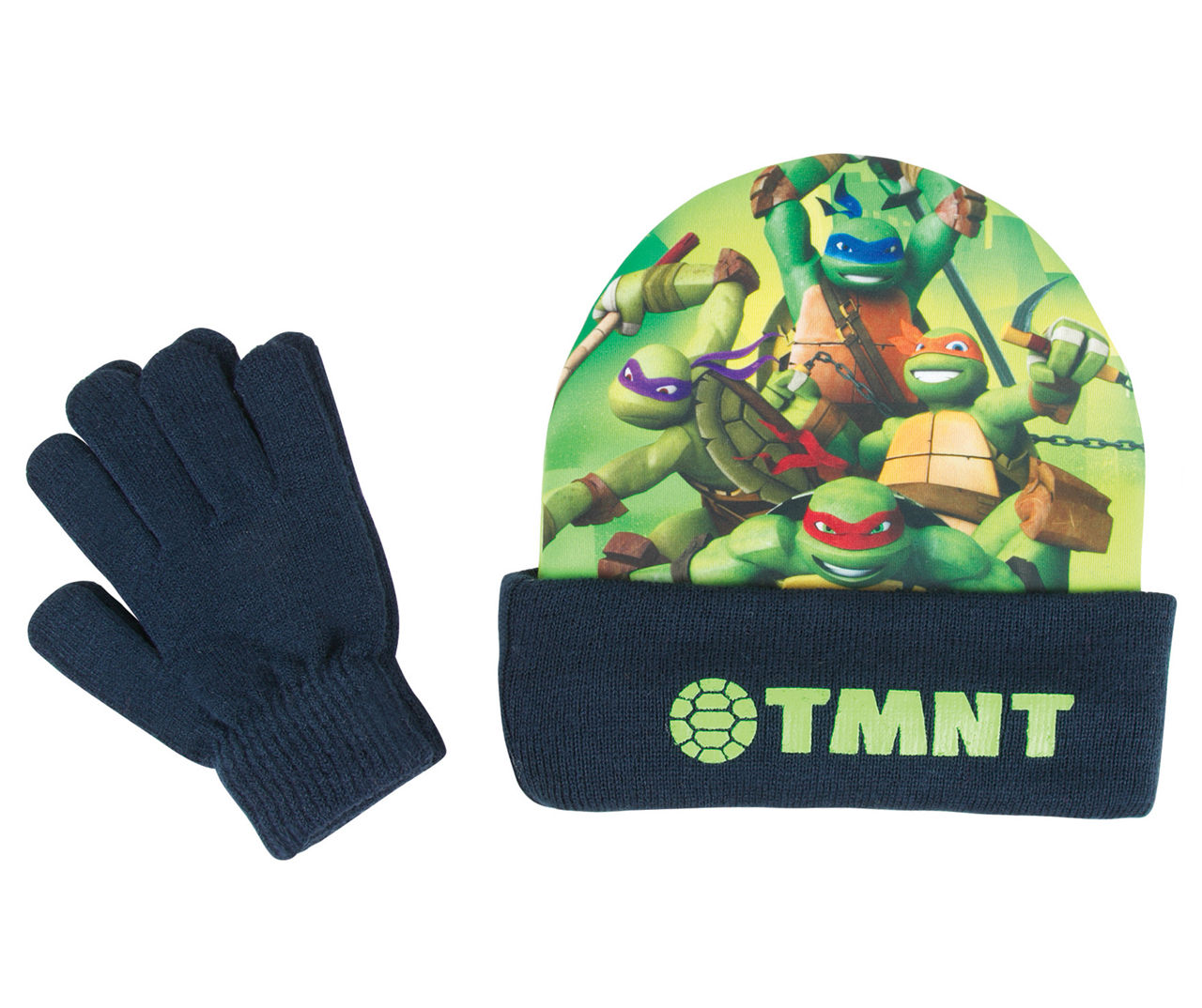 Boys Teenage Mutant Ninja Turtles Hat & Gloves Set