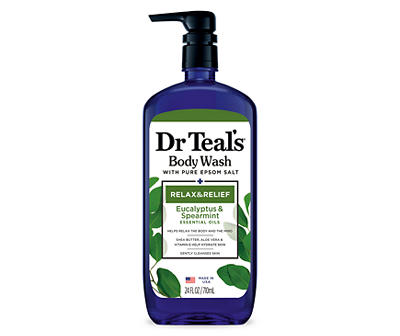 Relax and Relief with Eucalyptus Spearmint Body Wash, 24 Fl. Oz.