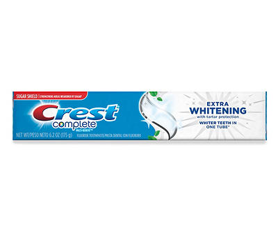 Crest Complete Extra Whitening Clean Mint Toothpaste 6.2 oz. Tube