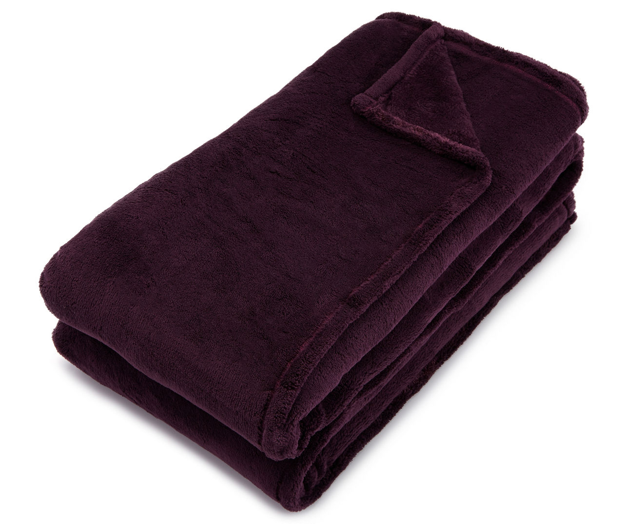 Living Colors Purple Twin Full Plush Blanket Big Lots