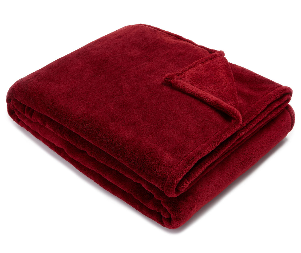 Living Colors Burgundy Queen/King Plush Blanket | Big Lots