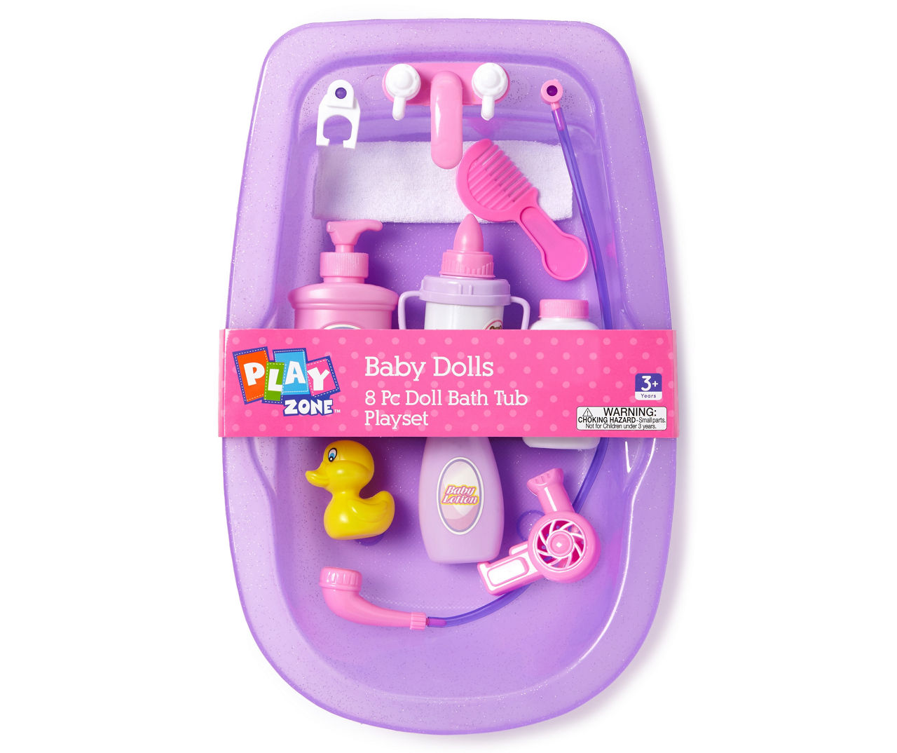 Baby doll hot sale with tub