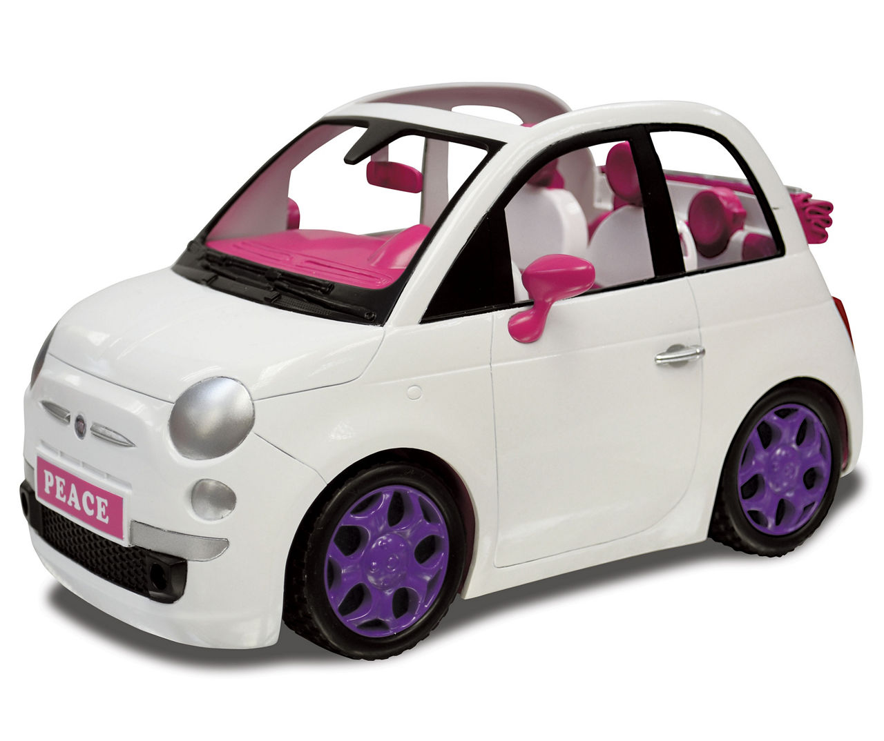 White Fiat 500 Fashion Doll | Big Lots