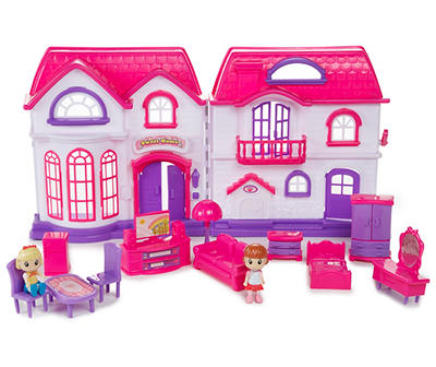 Doll House 14-Piece Play Set