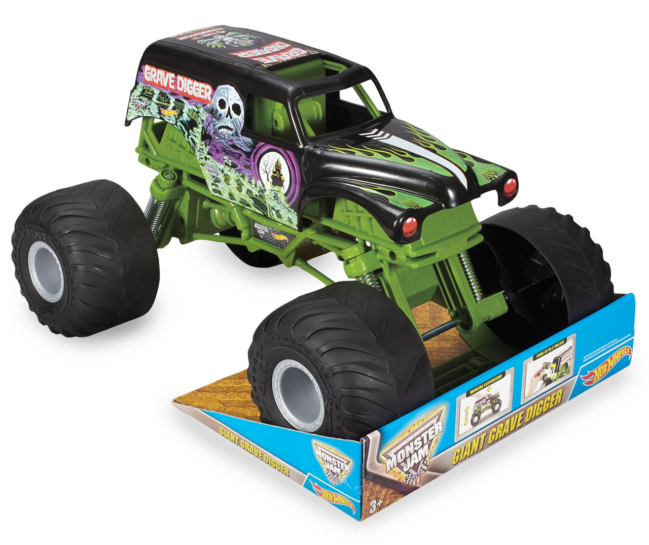 Hot Wheels Monster Jam Giant Grave Digger Truck | Big Lots