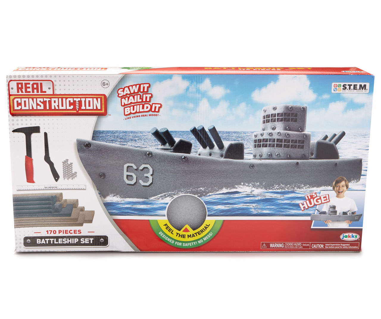 Real Construction Deluxe Battleship Set | Big Lots