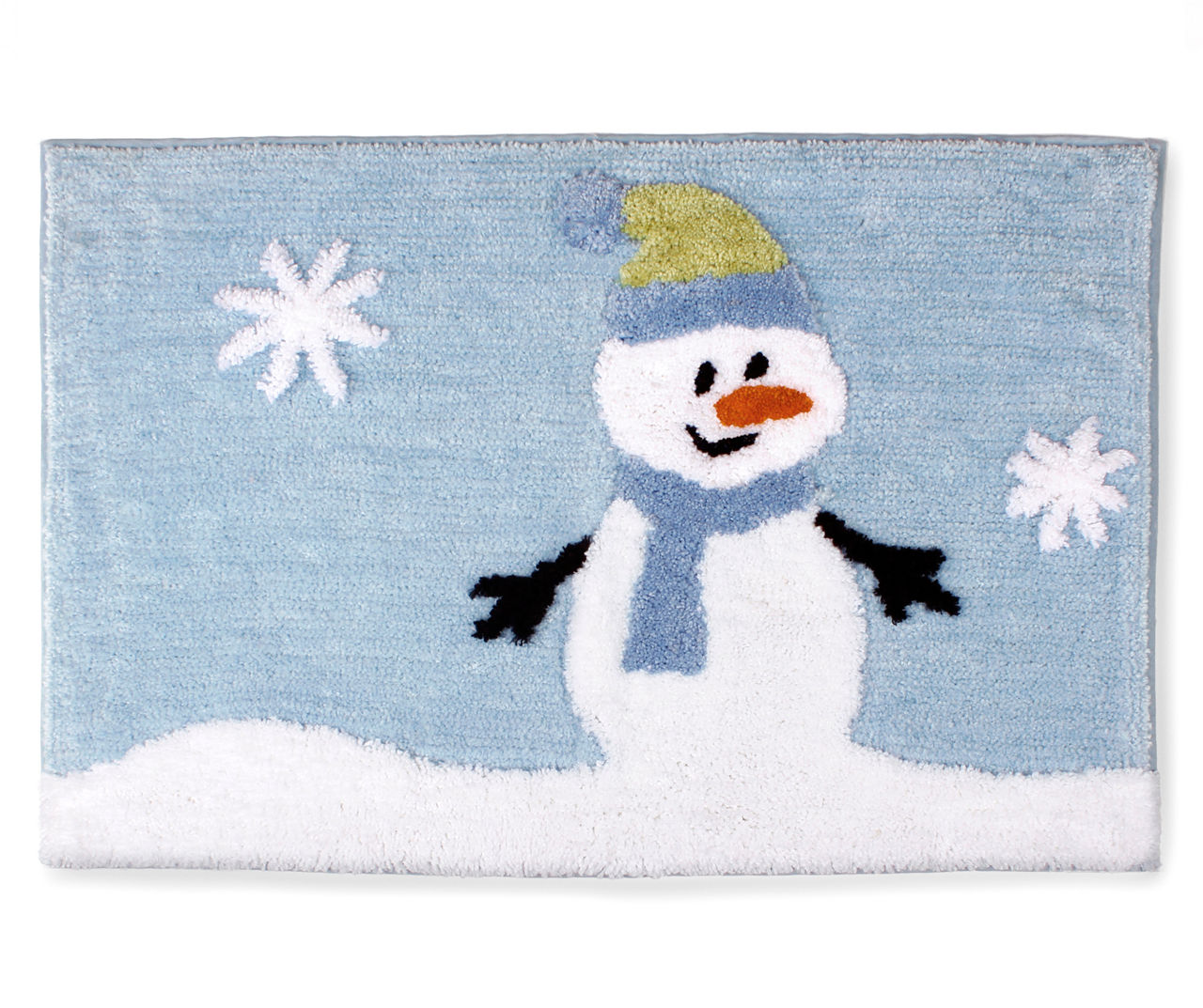 Traditions Collection Ho Ho Snowman Bath Rug | Big Lots