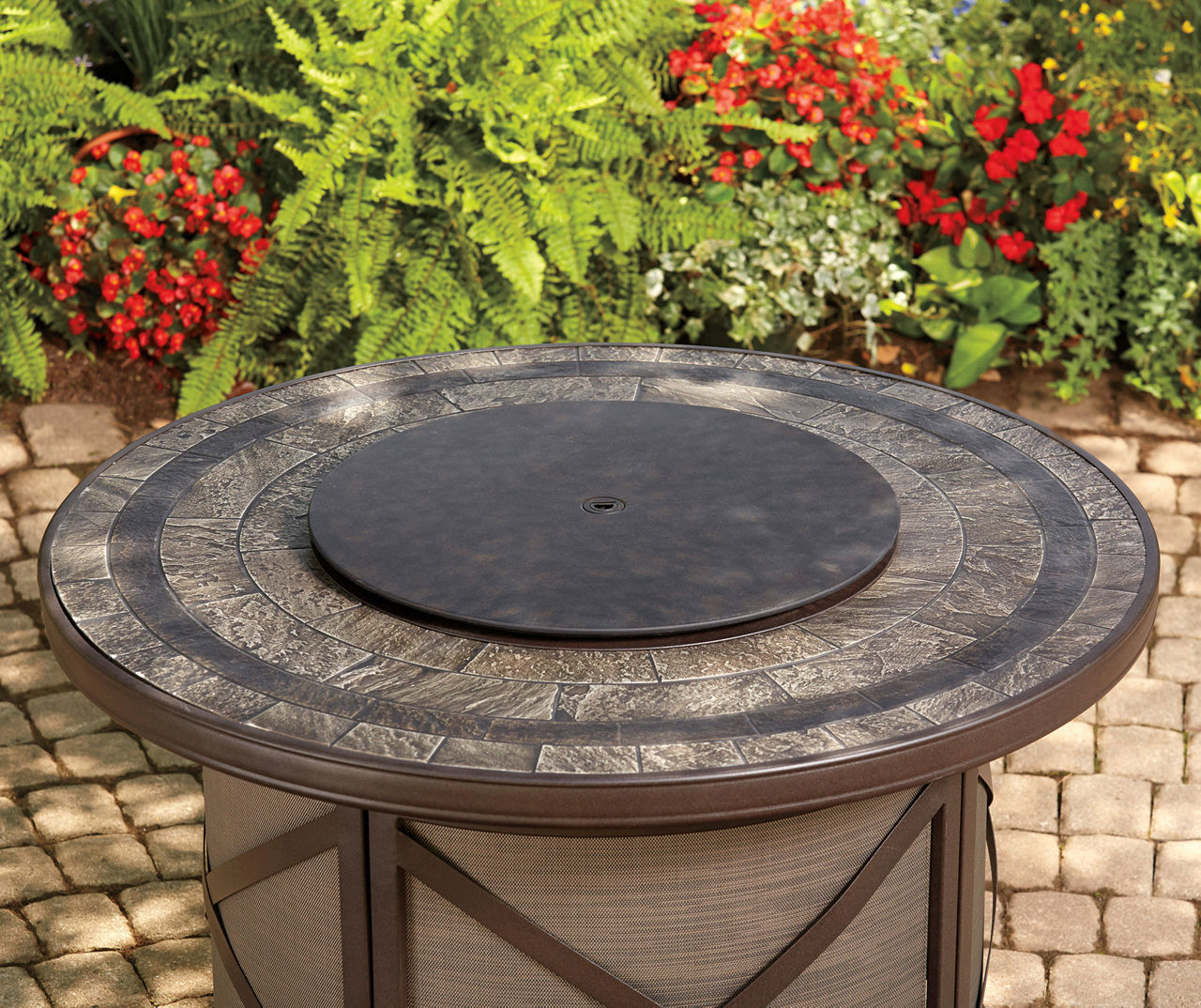 Big lots patio discount table with fire pit