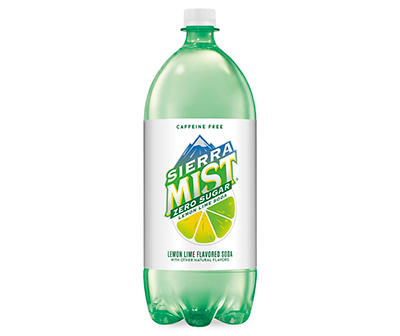 Sierra Mist Zero Sugar Soda Lemon Lime Flavored 2 L Bottle