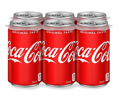 Coca-Cola Original Taste Cola 6 - 7.5 fl oz Cans
