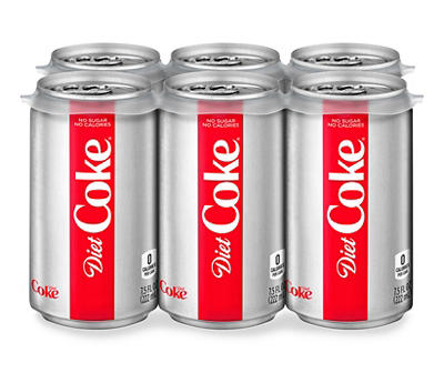 Diet Coke Cola 6 - 7.5 fl oz Cans
