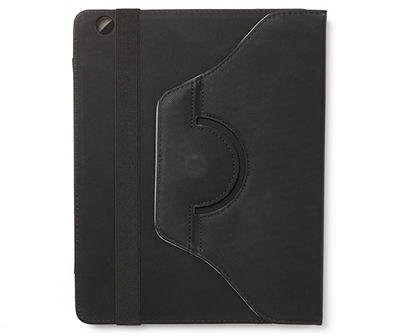 Black 9" - 10" Tablet & iPad Swivel Folio Case