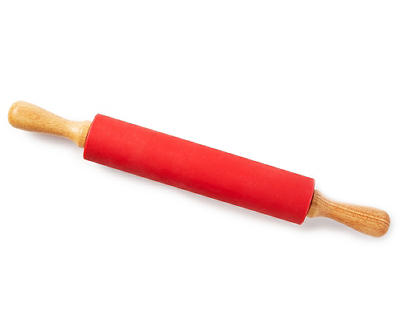 16" Red Silicone Rolling Pin