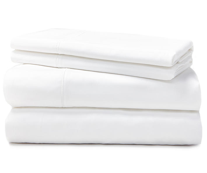 Aprima Bright White 520 Thread Count Sheet & Pillowcase Sets