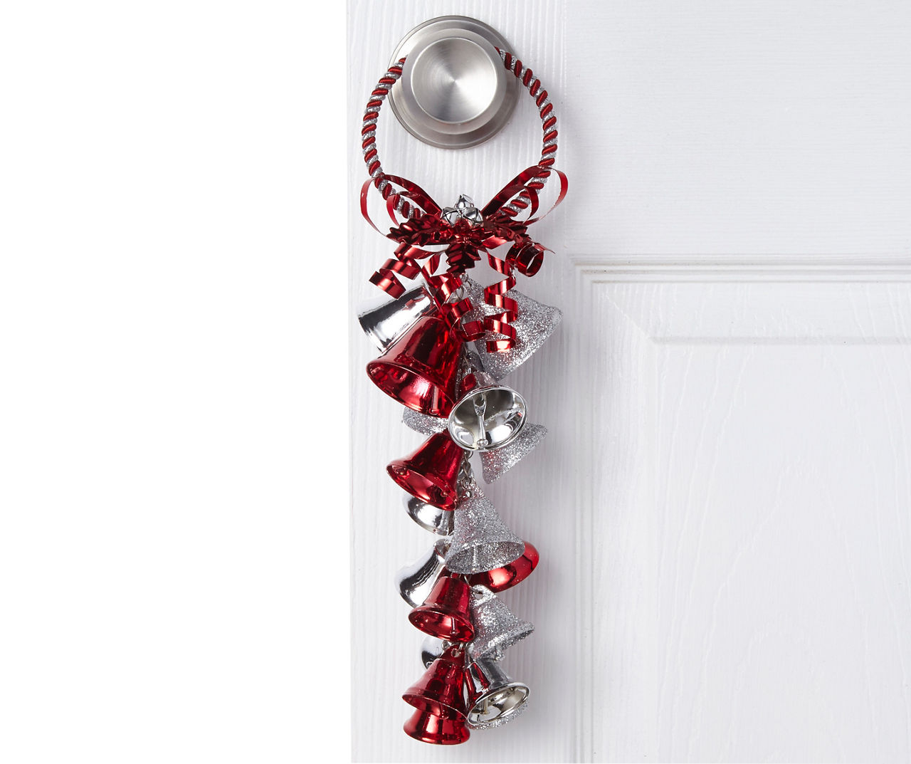 Red & Silver Bells Door Hanger Big Lots