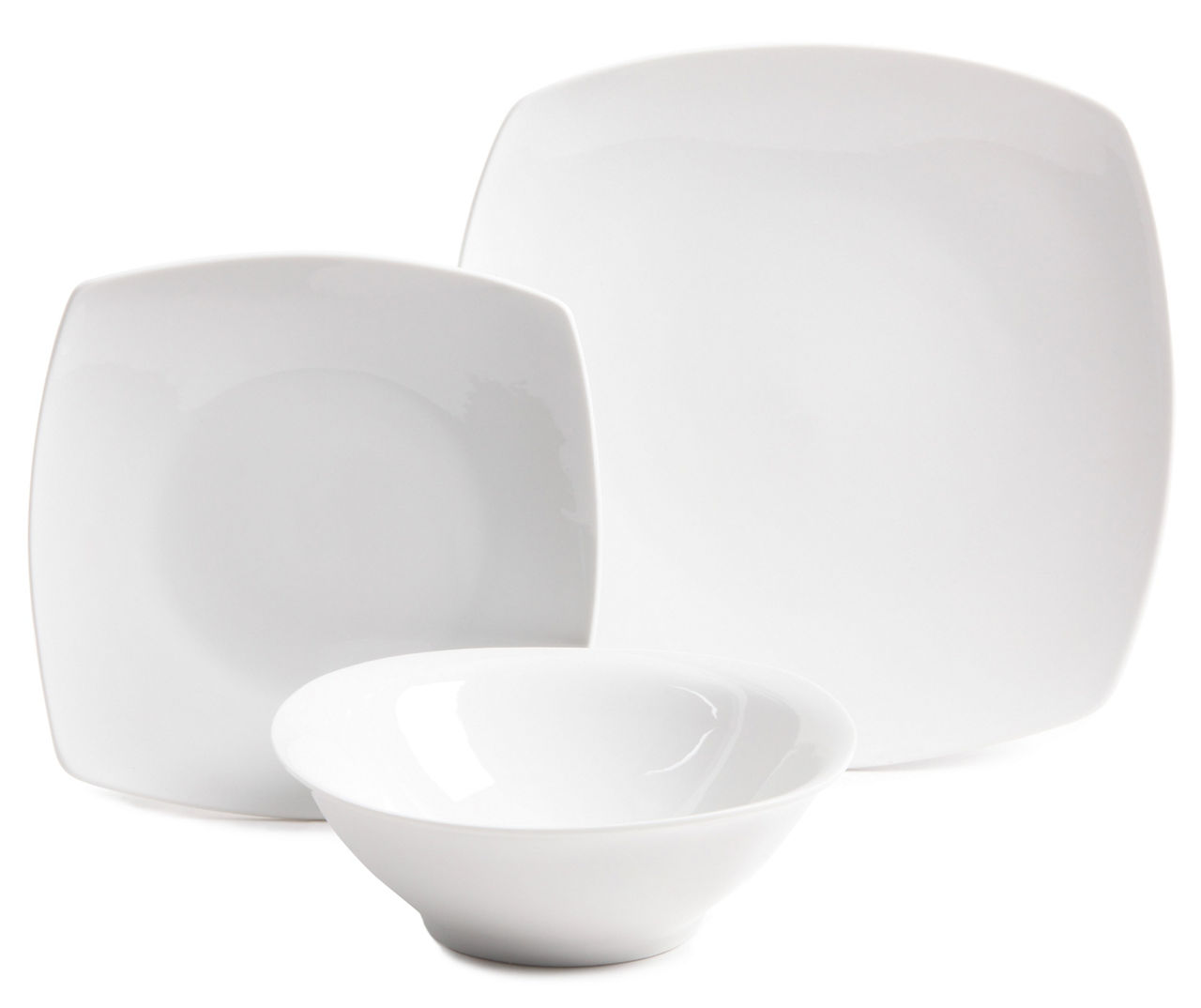 Gibson Home Liberty Hill 30-Piece Dinnerware Set, White