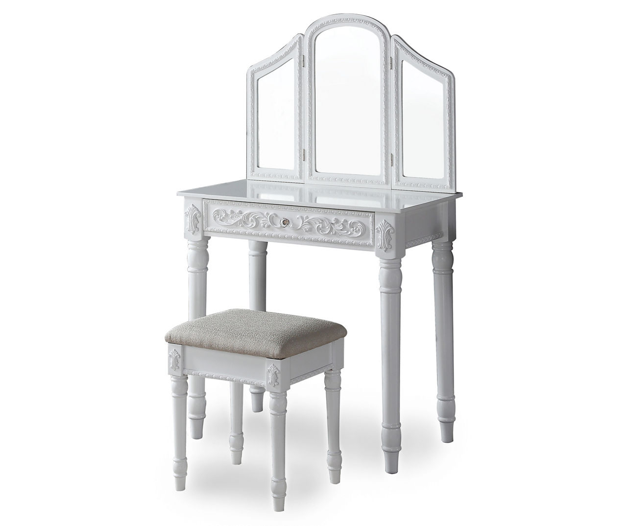 Big lots discount vanity and stool