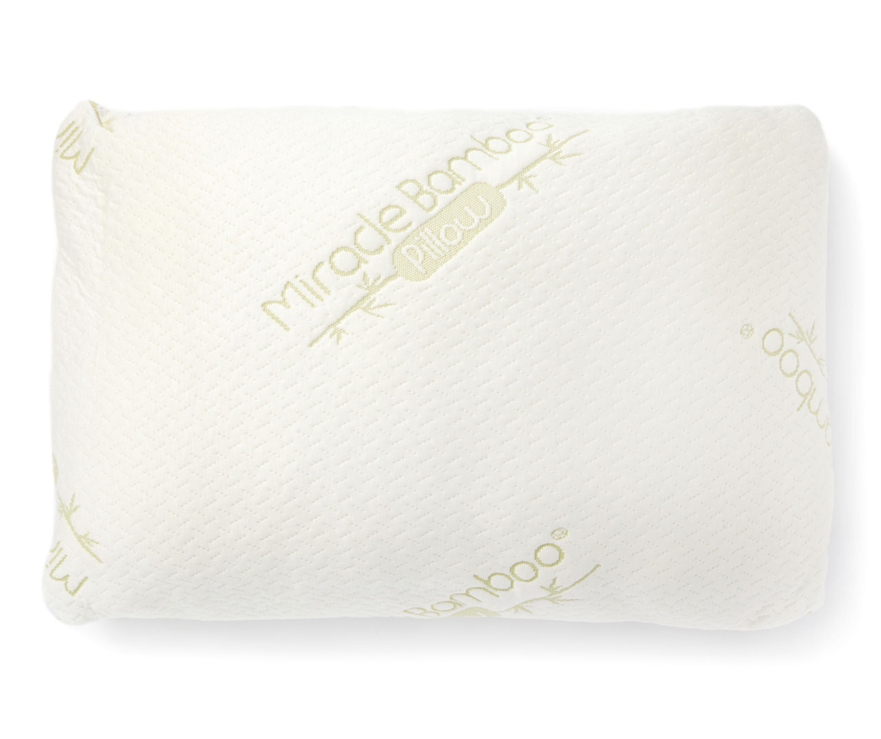 As Seen on TV Miracle Bamboo Pillow, Queen Shredded Memory Foam Pillow with Viscose from Bamboo Cover