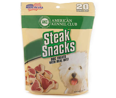 Steak Snacks Beef Flavor Dog Treats, 20 oz.