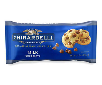 Ghirardelli Chocolate Milk Chocolate Premium Baking Chips 11.5 oz. Bag