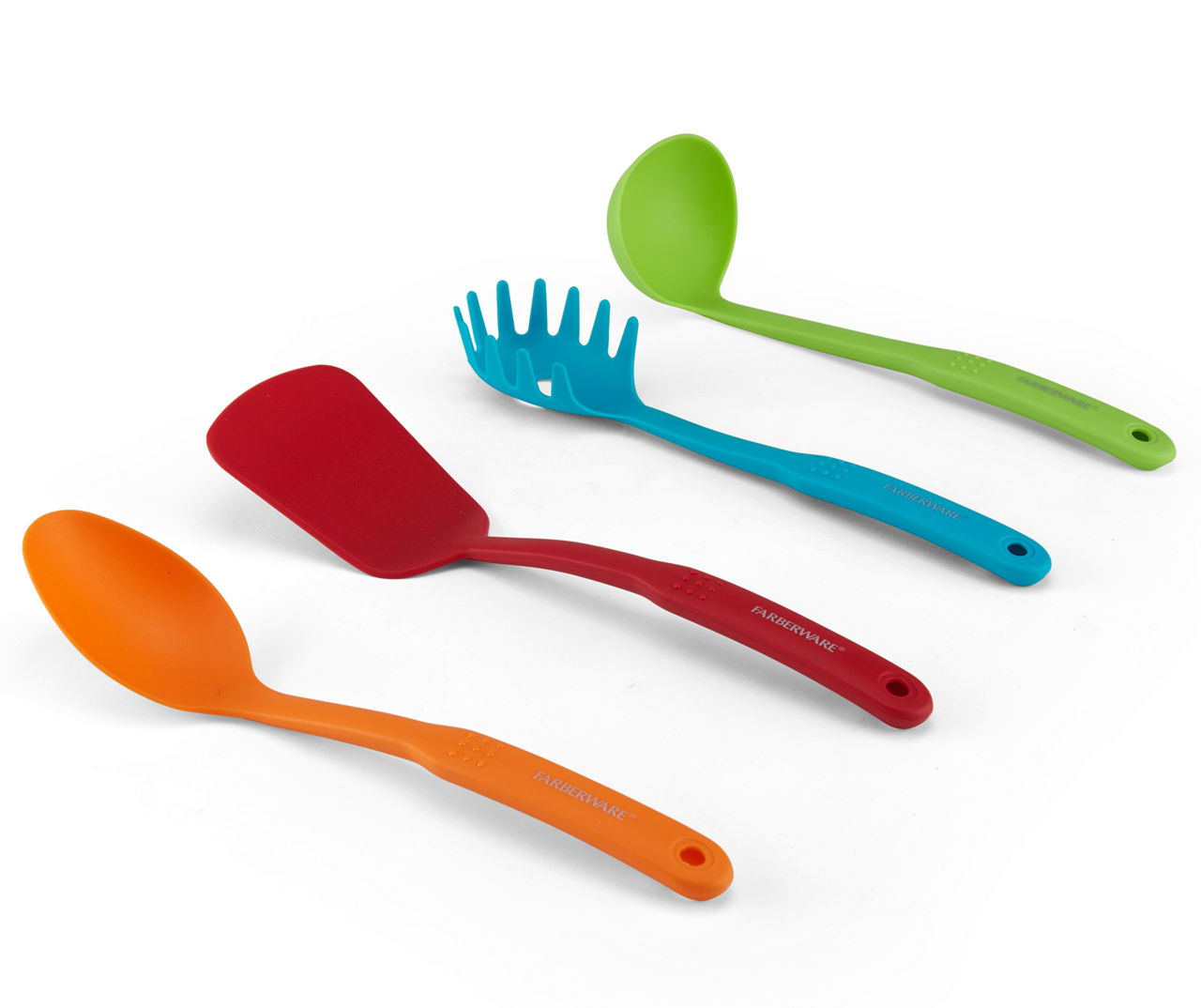 Farberware Assorted Colors Silicone Spoon Spatula 