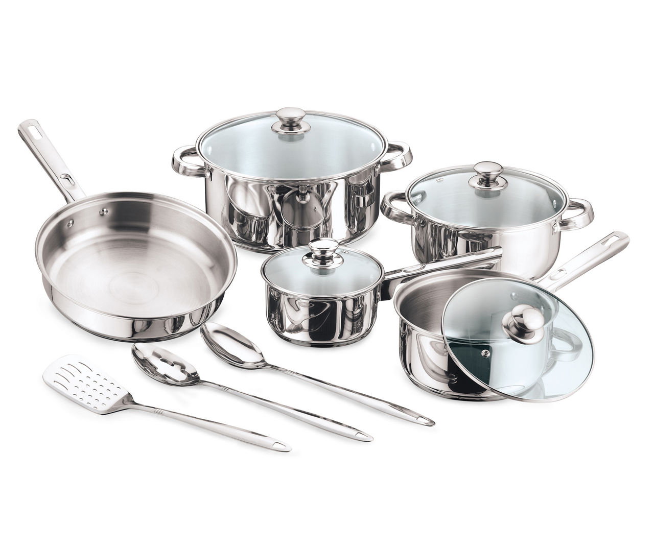 Great Gatherings Stainless Steel 12-Piece Cookware Set
