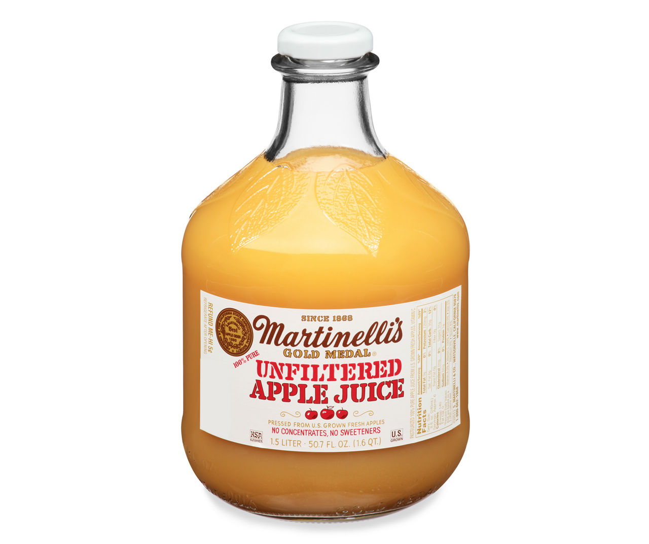 Martinelli's Apple Juice - 1 Liter Bottle