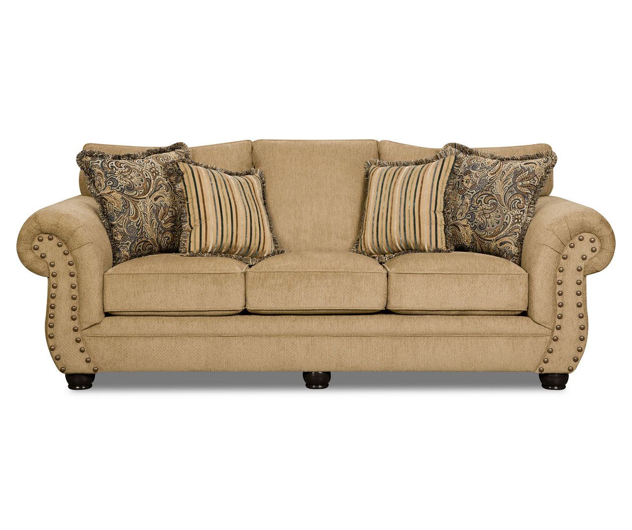 Simmons Morgan Antique Memory Foam Sofa