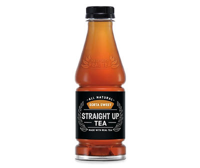 Straight Up Tea, Sorta Sweet Black Tea, 18.5 Fl Oz Bottle