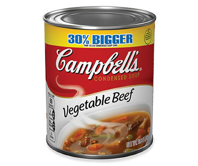 Campbell's Condensed Vegetable Beef, 13.8 oz. Can