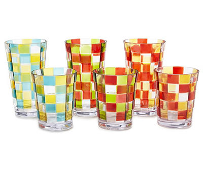 Mosaic Glass Melamine Collection 
