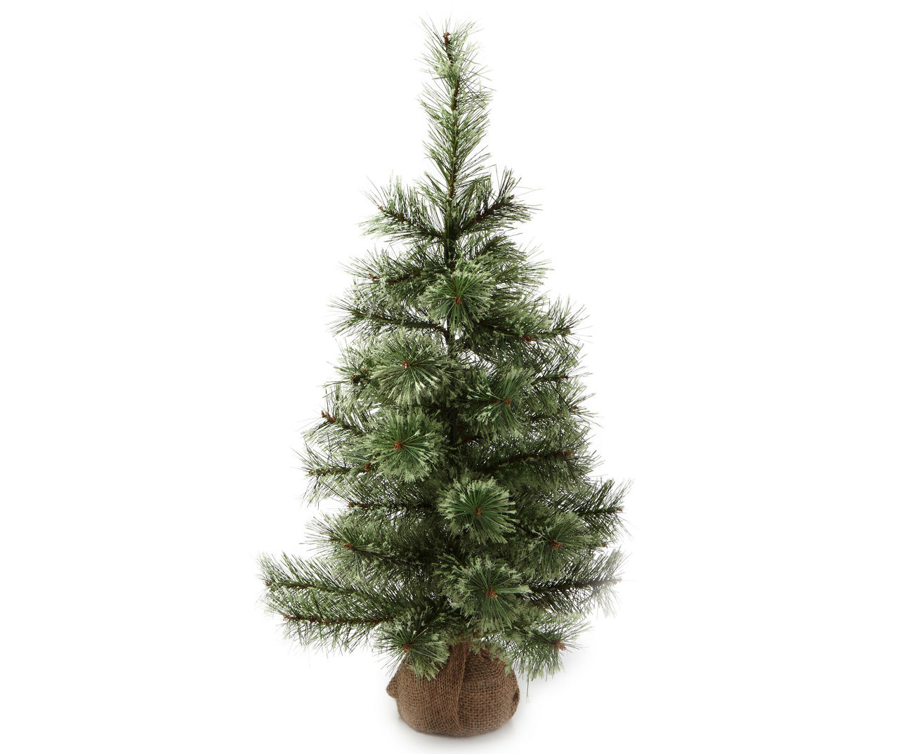 Winter Wonder Lane 24" Mini Cashmere Burlap Artificial Christmas Tree