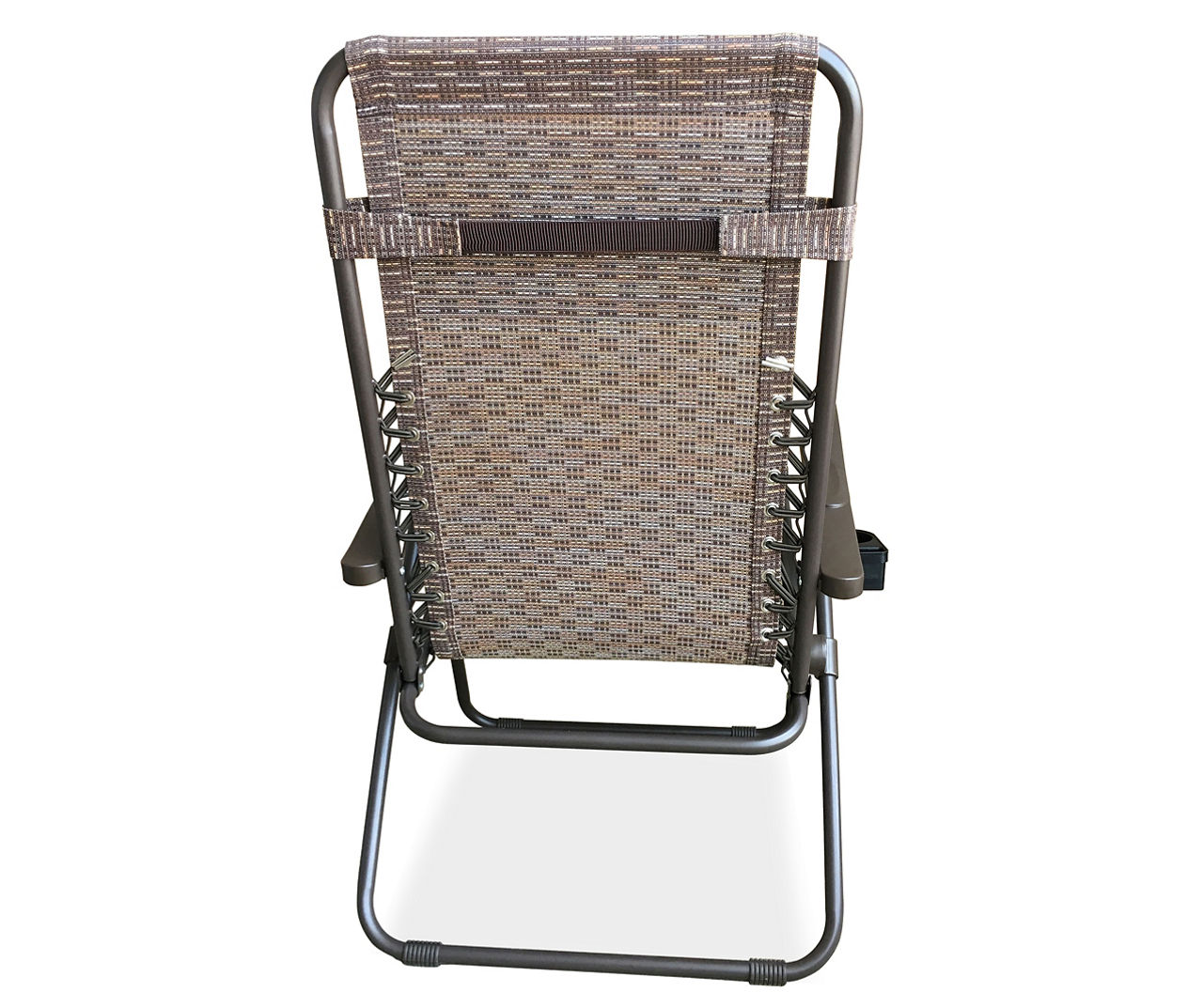 Wilson & fisher gray sling fabric gravity lounger sale