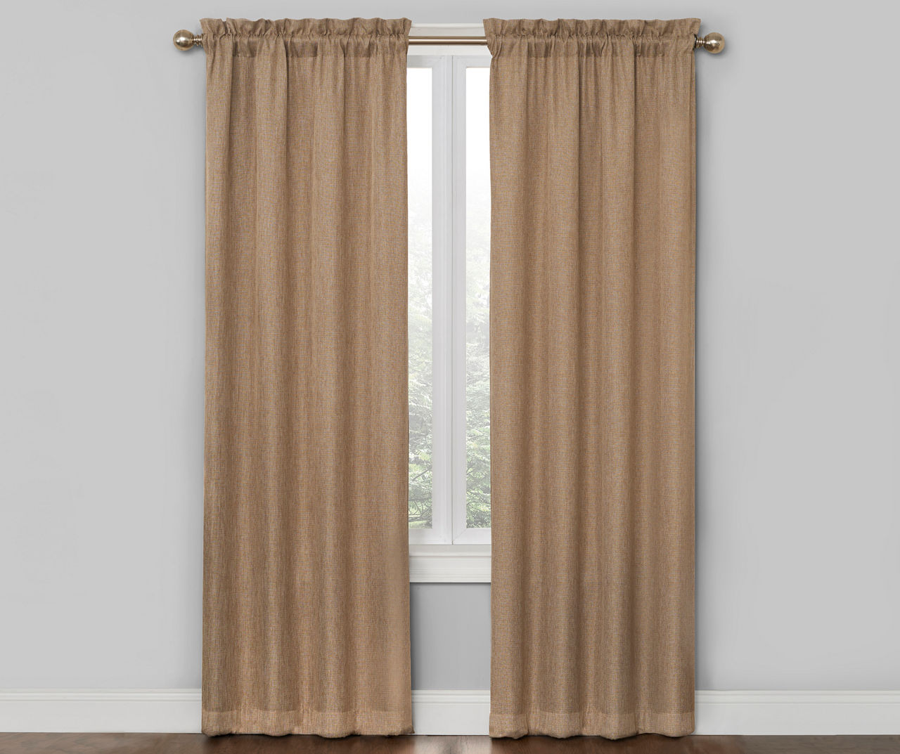 Living Colors Living Colors Bergen Blackout Curtain Panel Pair Big Lots