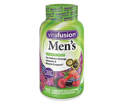 Vitafusion Men's Powerful Multi Dietary Supplement Gummies 150 ct Bottle