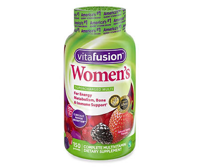 Vitafusion Women’s Supercharged Multi Dietary Supplement Gummies 150 ct Bottle