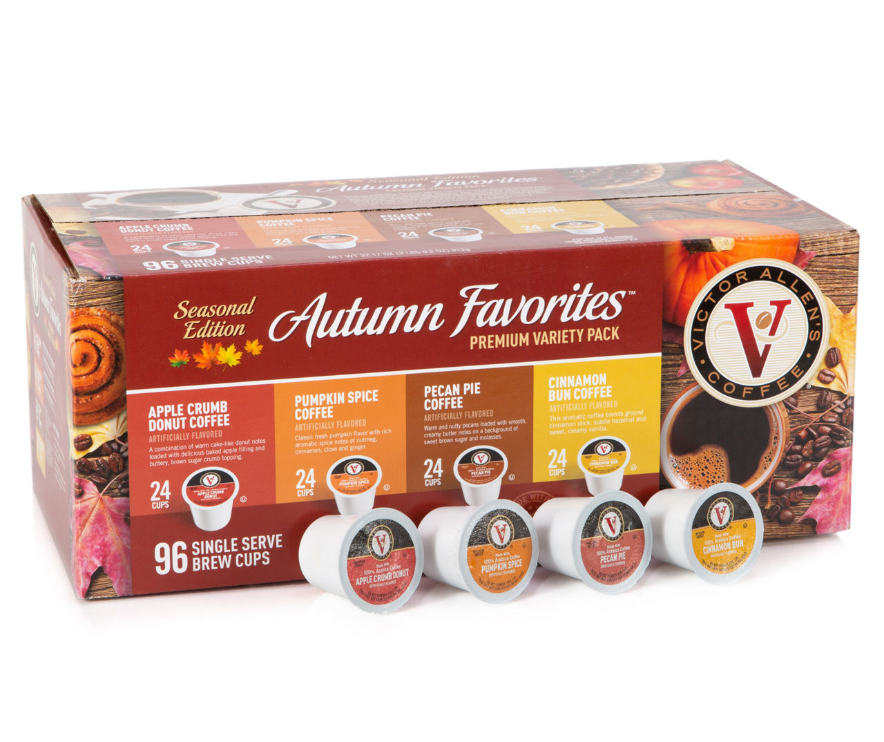 Victor Allen's Coffee Favorites Variety Pack Single Serve Coffee