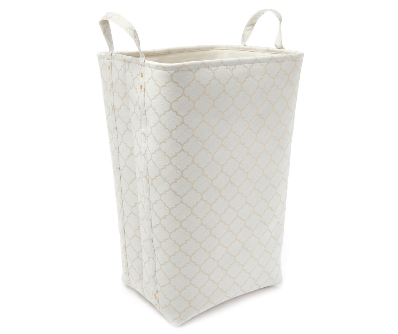 Home Essentials Gold Foil Shimmer Bonded Laundry Hamper | Big Lots