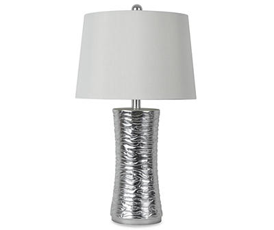 Silver Finish Table Lamp