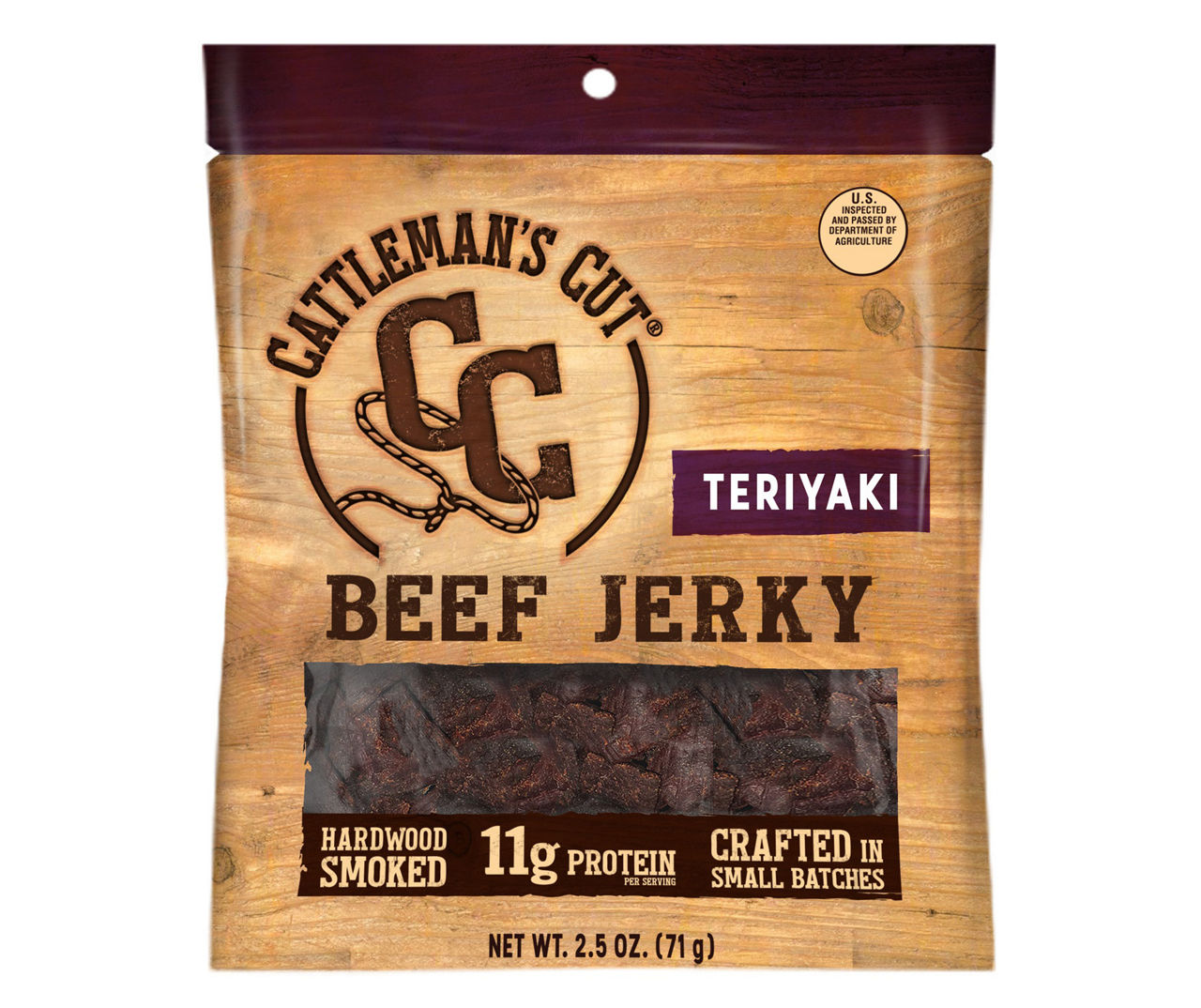Cattleman's Cut Teriyaki Beef Jerky, 2.5 Oz. Big Lots
