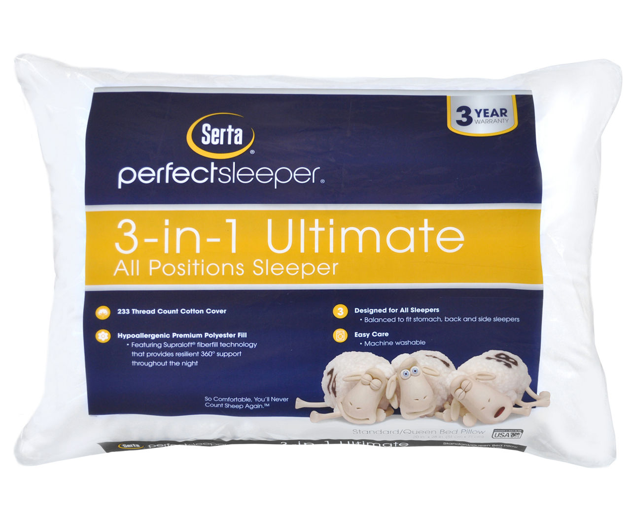 PERFECTSLEEPEREXTRAFIRMPILLOW by Serta - Perfect Sleeper Extra