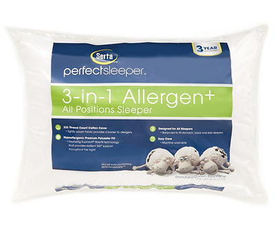 Perfect Sleeper 3-in-1 Allergens / All Positions Jumbo Pillow