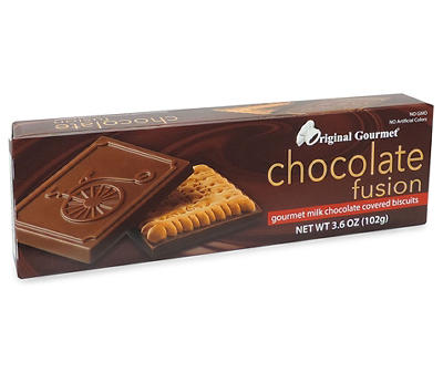 Chocolate Fusion Milk Chocolate Biscuits, 3.6 Oz.