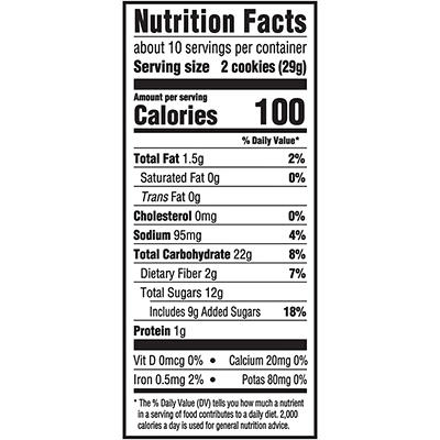 Newtons 100% Whole Grain Wheat Soft & Fruit Chewy Fig Cookies, 10 oz Pack