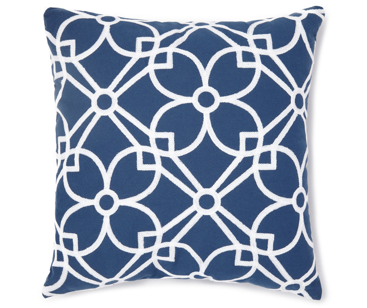 Tracy Navy & White Throw Pillow Big Lots
