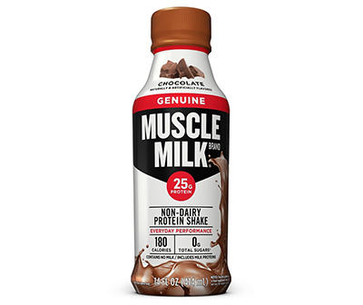 Muscle Milk Chocolate Protein Shake 14 Fluid Ounce Plastic Bottle