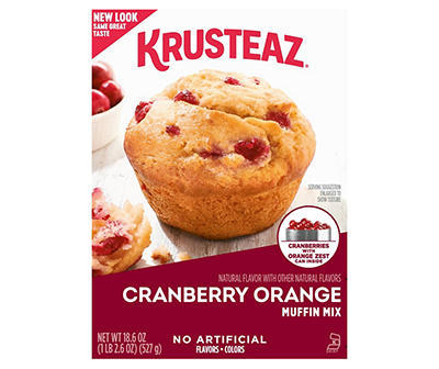 Krusteaz Cranberry Orange Muffin Mix, 18.6 Oz