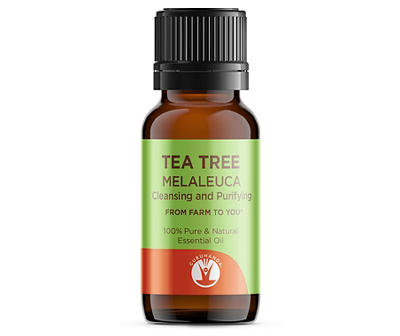 Pure Tea Tree Essential Oil, 15 mL.