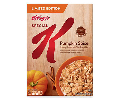 Kellogg's Special K Cereal Pumpkin Spice 12.9oz