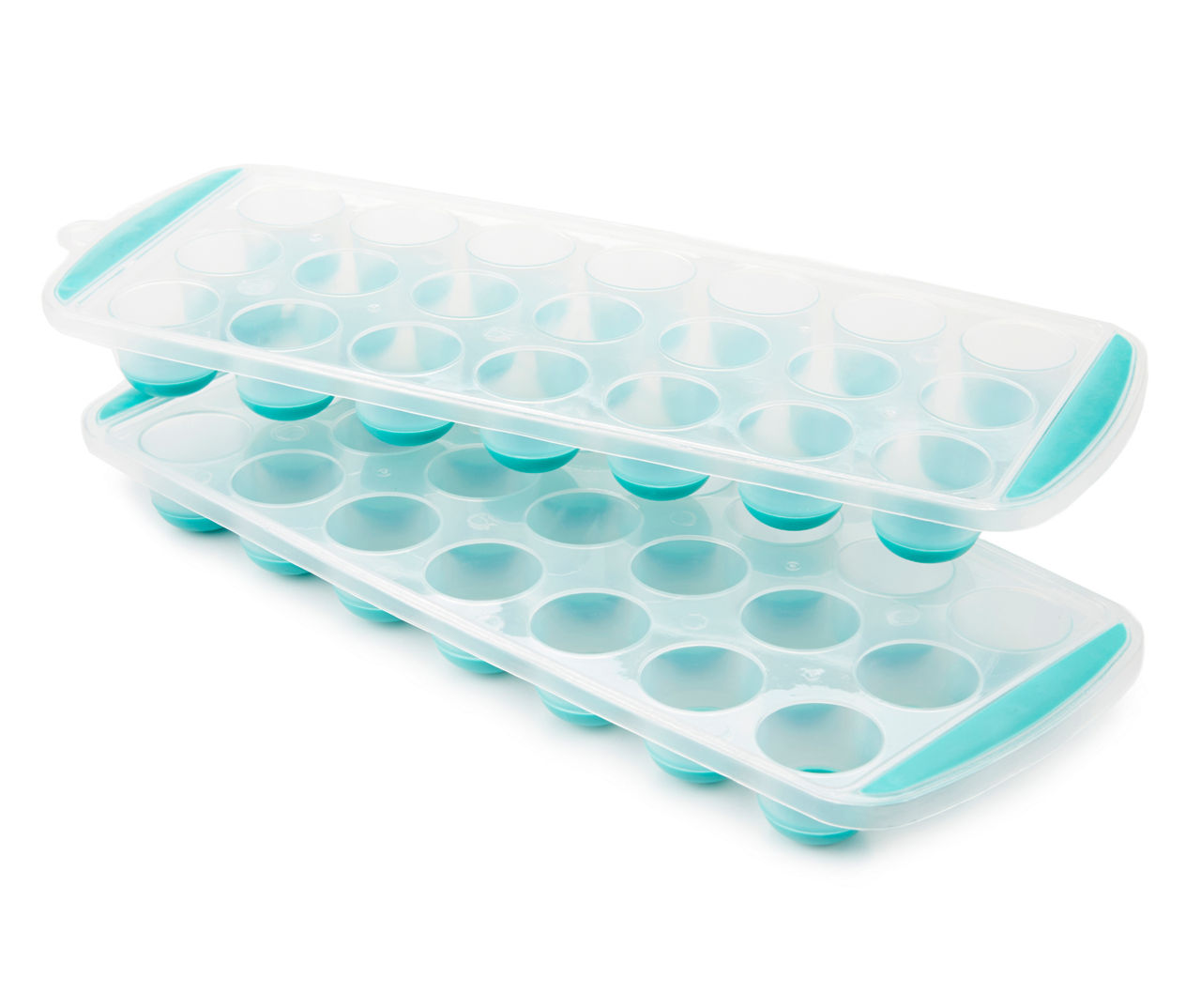 Silicone Pop Out Ice Cube Trays 2pk - Blue